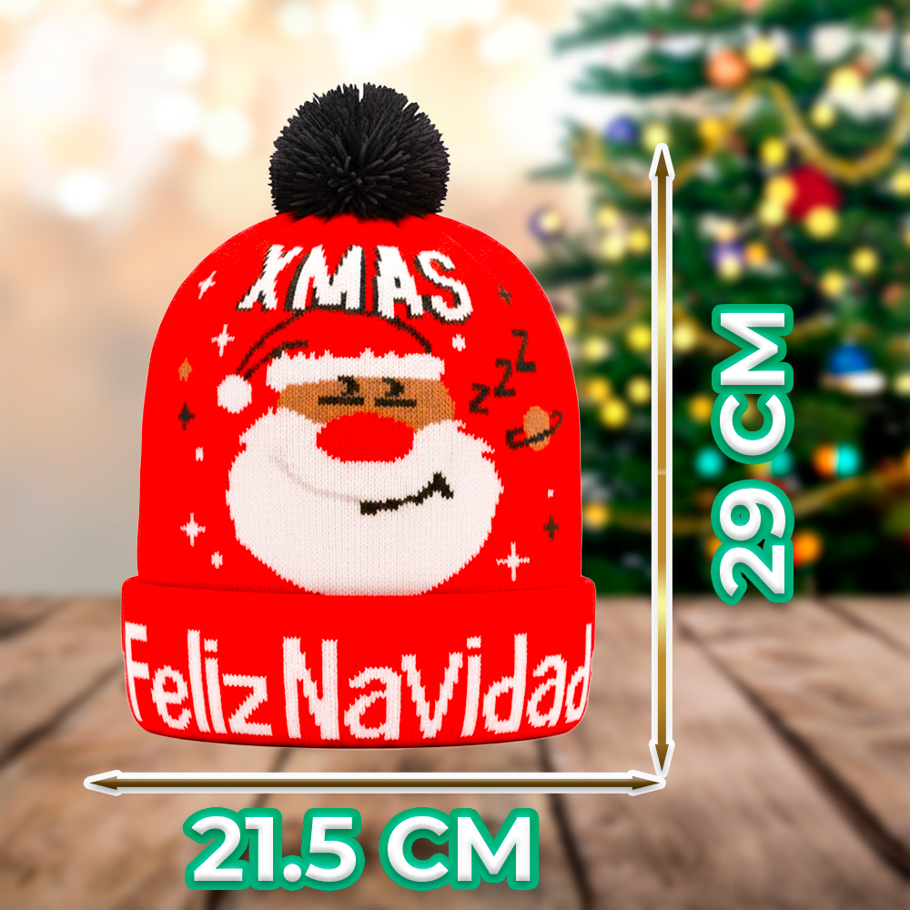 Gorro Navideño con Luz LED RGB - Image 12