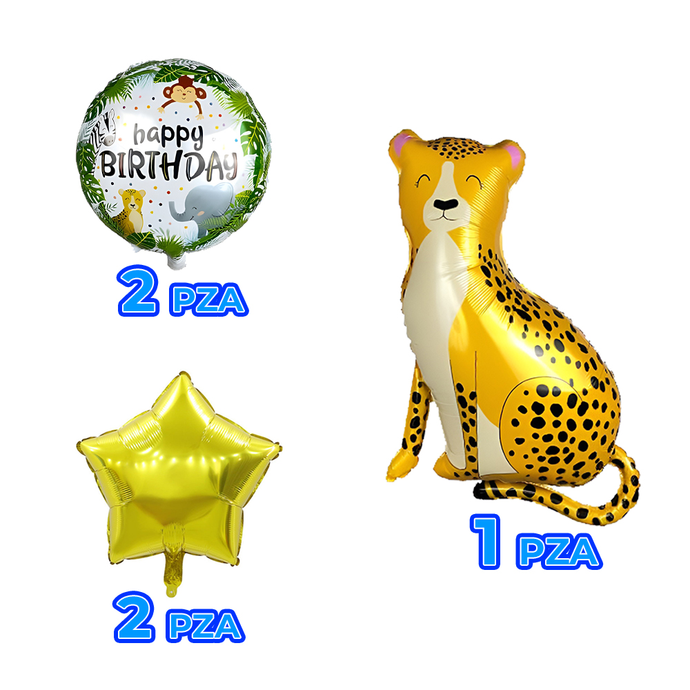 Kit de Decoración de Globos para Fiesta Infantil Selva Safari - Image 4
