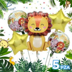 Kit de Decoración de Globos para Fiesta Infantil Selva Safari