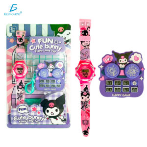 Kit Horas de Diversión Infantil con Reloj Digital y Llavero Armónico Tipo Batería