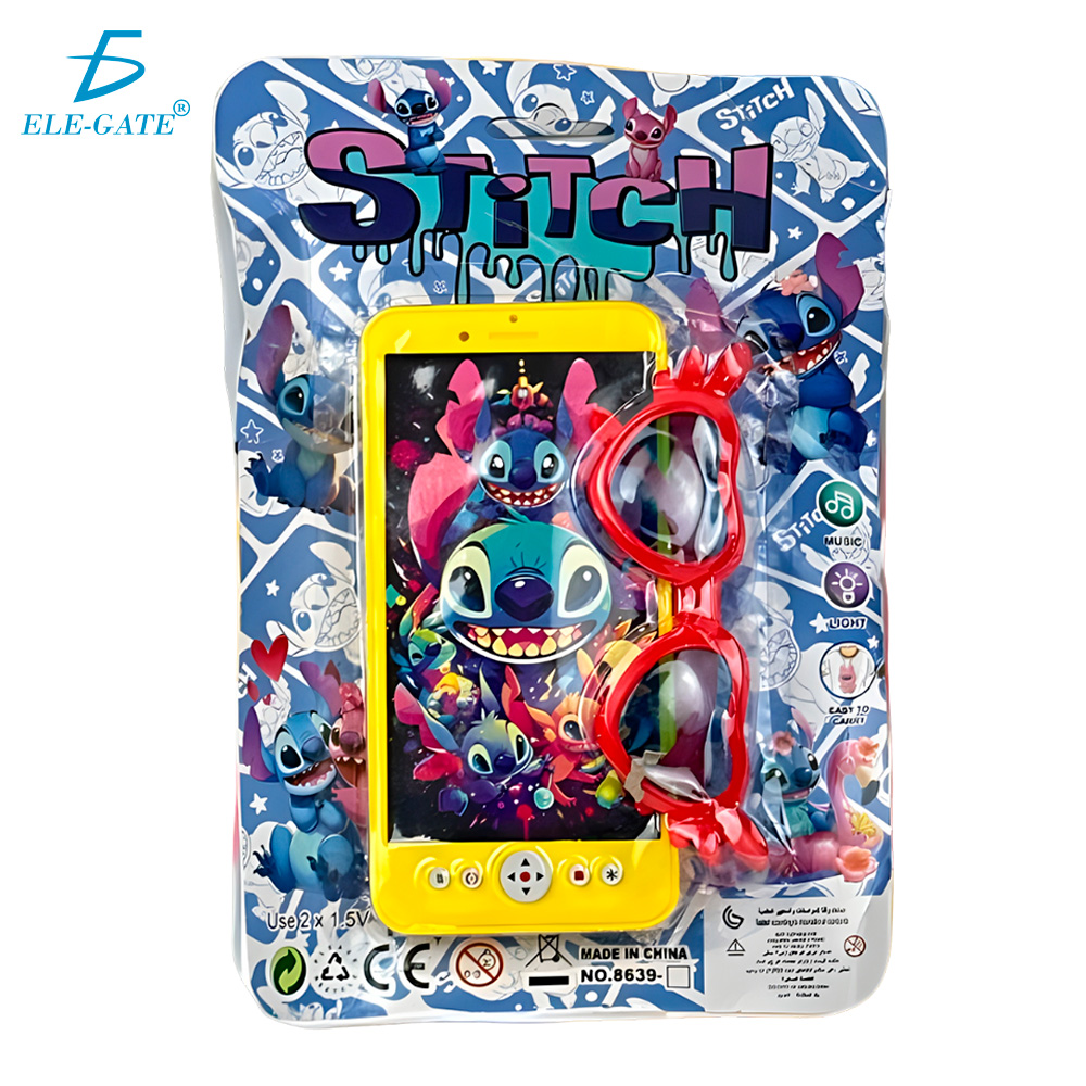 Kit Fashion Infantil con Celular y Lentes de Juguete de Stitch - Image 4
