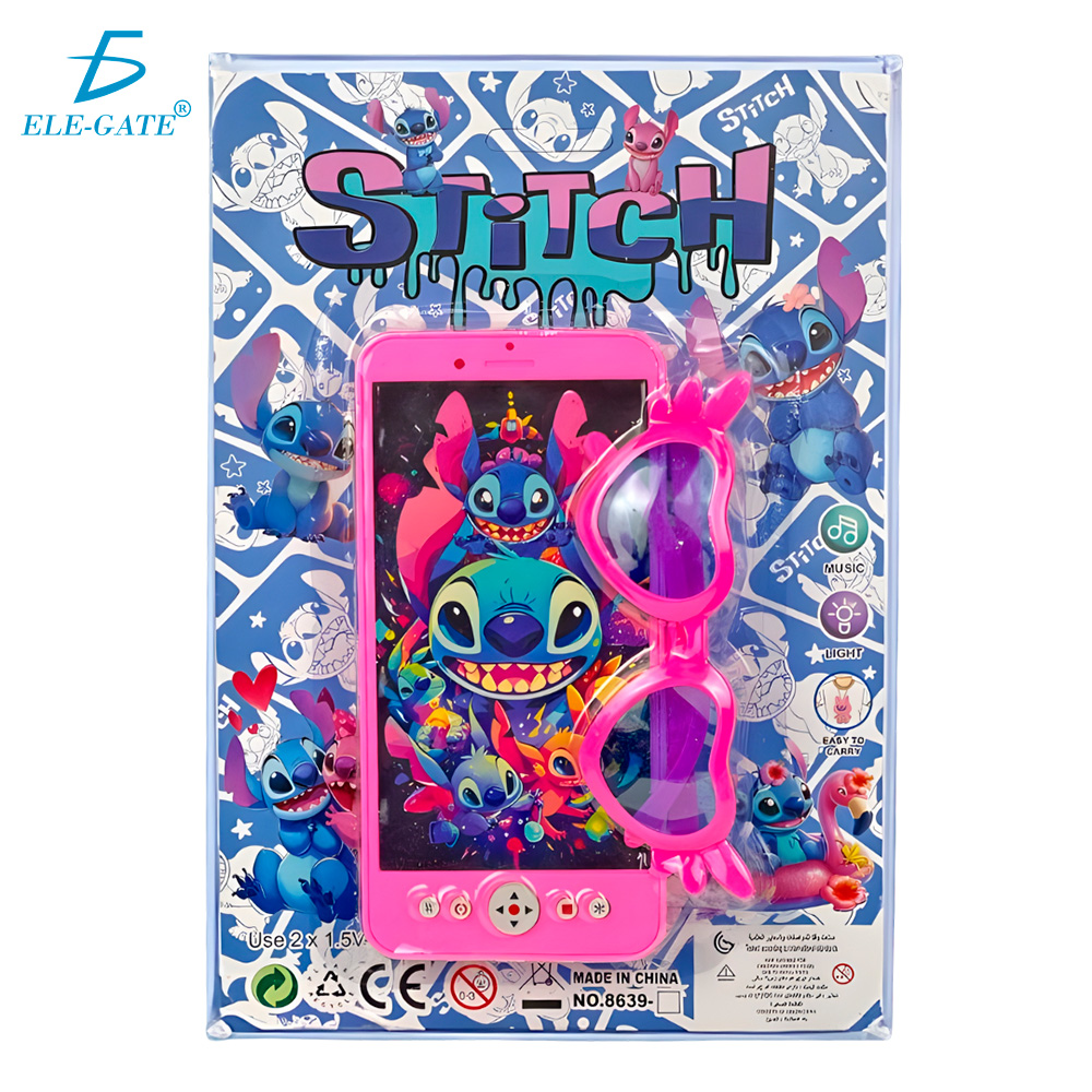 Kit Fashion Infantil con Celular y Lentes de Juguete de Stitch - Image 3