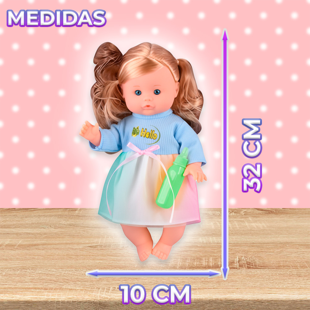 Muñeca con Cabello Largo y Accesorios - Image 7