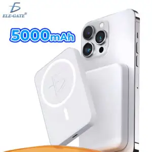 Batería Inalámbrica Magnética 5000 mAh con Tecnología MagSafe