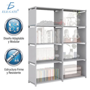 Librero Organizador HOG.335 de 8 Compartimentos