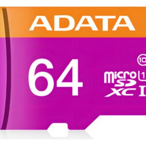 Tarjeta de memoria Adata AUSDX64GUICL10-RA1 Premier con adaptador SD 64GB
