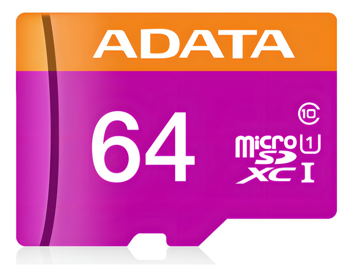 Tarjeta de memoria Adata AUSDX64GUICL10-RA1 Premier con adaptador SD 64GB