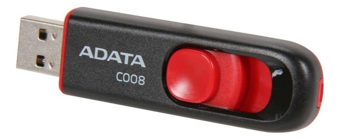 Adata C008 pendrive rojo y negro 16GB con USB 2.0 - Image 4