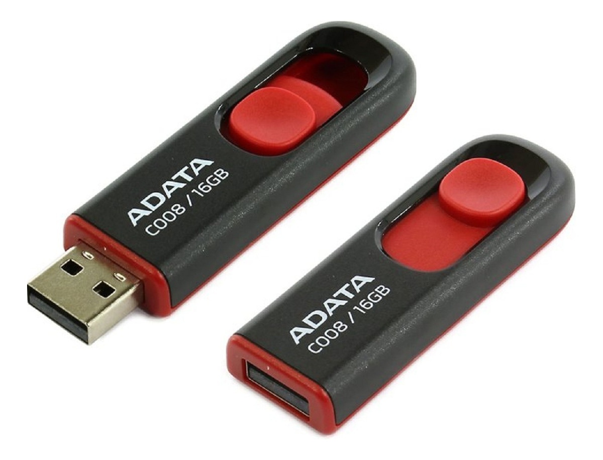 Adata C008 pendrive rojo y negro 16GB con USB 2.0 - Image 8