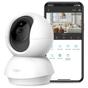Tp-link Tapo Cámara Wifi 3mp Interior 360º Visión Nocturna Blanco