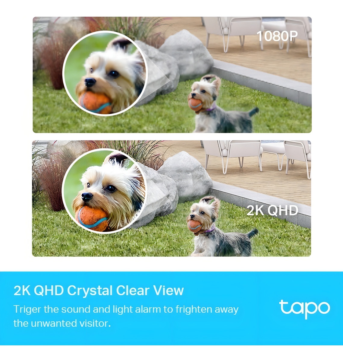 2 Camaras Vigilancia Wifi Tp-link Tapo C420s2 2k Qhd Exterio Color Blanco - Image 3