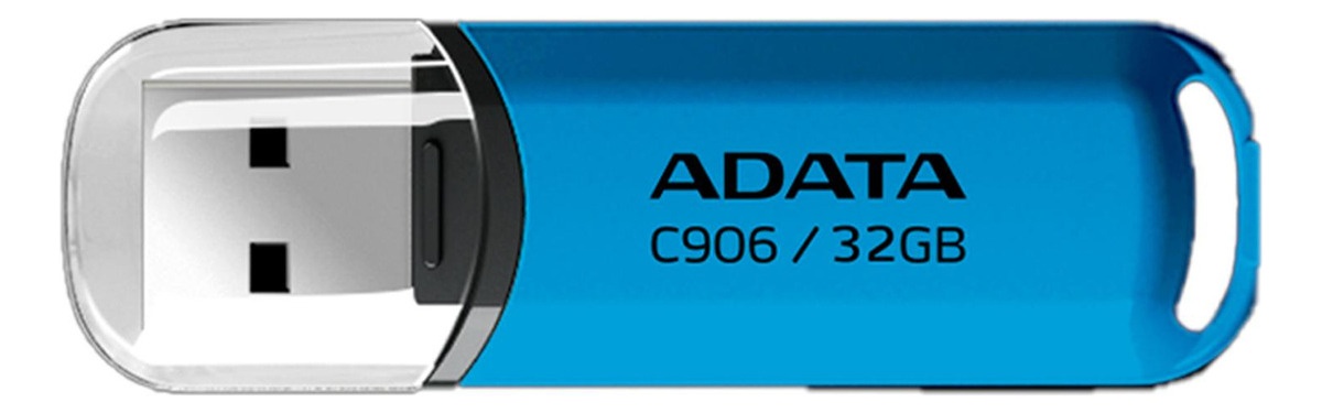 Unidad Flash Usb Adata C906 De 32gb, 2.0, Color Azul. Color Azul - Image 2