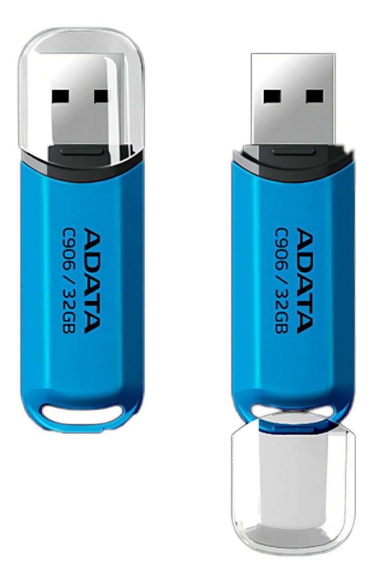 Unidad Flash Usb Adata C906 De 32gb, 2.0, Color Azul. Color Azul - Image 4
