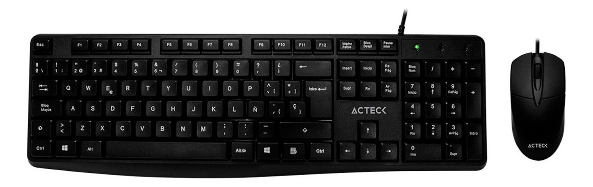 Kit Teclado Y Mouse Alambrico Acteck Creator Mk210 Ac-928984 Color del teclado Negro - Image 2