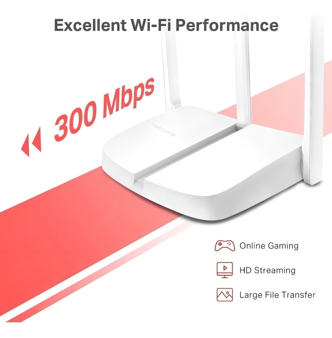 Router Inalámbrico Multimodo Mercusys Mw306r N300mbps Blanco Color Blanco - Image 5