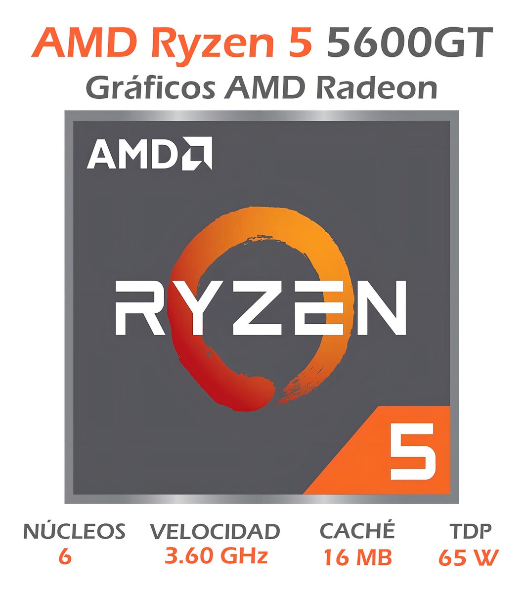 Procesador Amd Ryzen 5 5600gt 3.6 Ghz Six Core Socket Am4 - Image 2