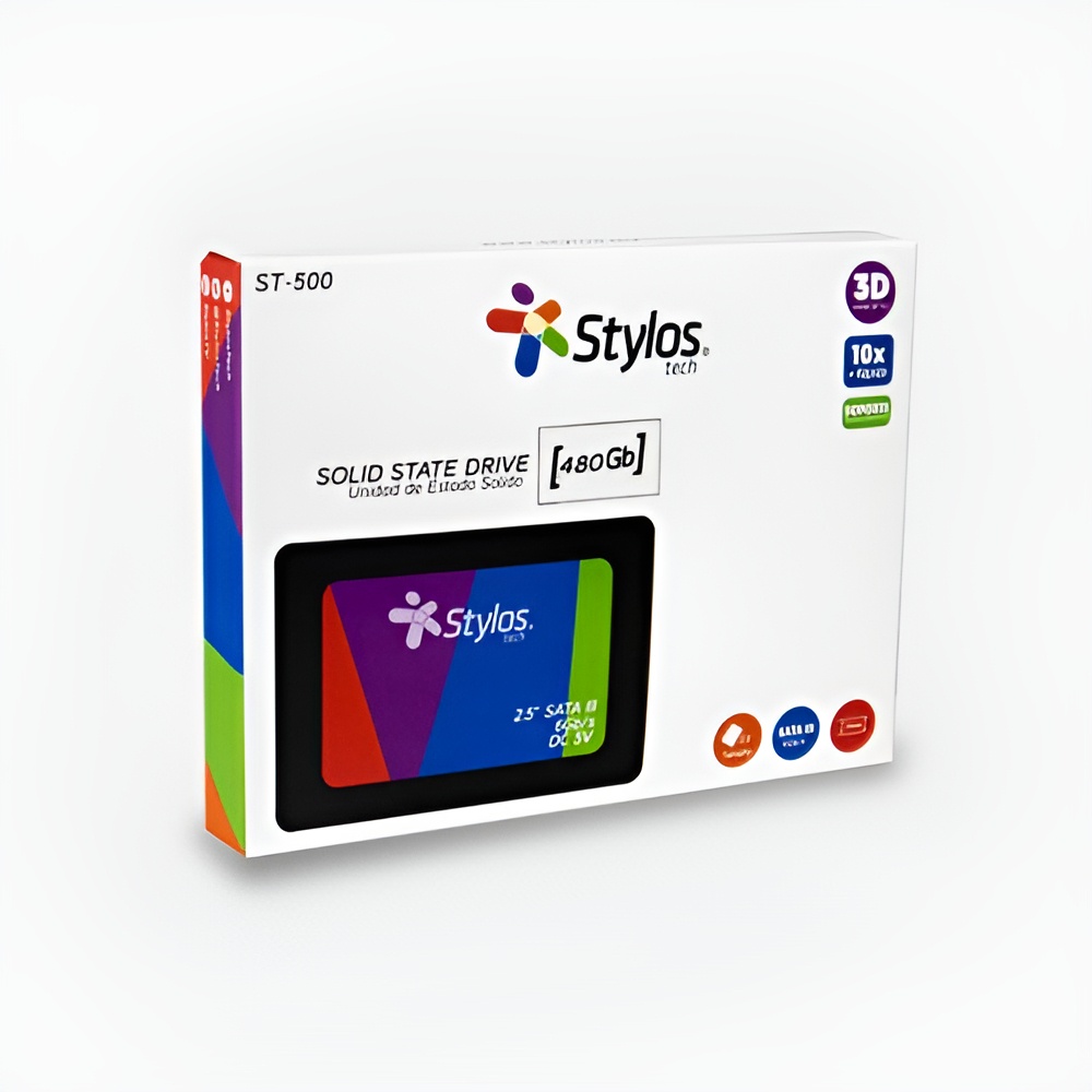 Disco Sólido Ssd Interno Stylos Tech Stmssd3b 480gb