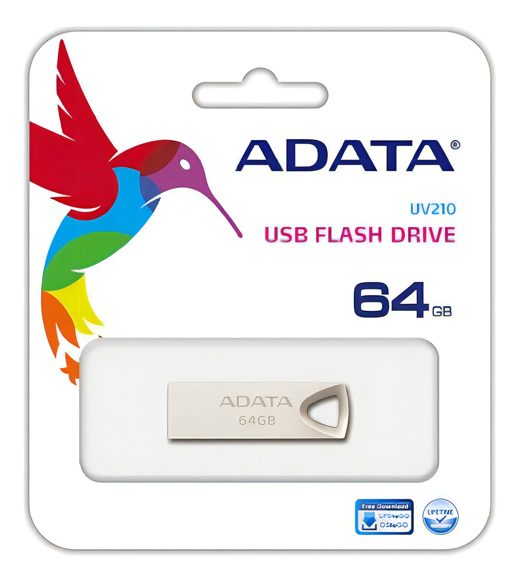 Memoria USB Adata UV210 64GB 2.0 plateado - Image 7