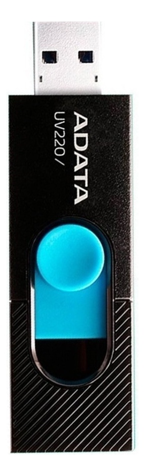 Memoria USB Adata UV220 32GB 2.0 Liso negro y azul - Image 3