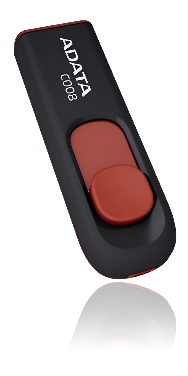 Memoria USB Adata C008 64GB 2.0 negro y rojo - Image 11
