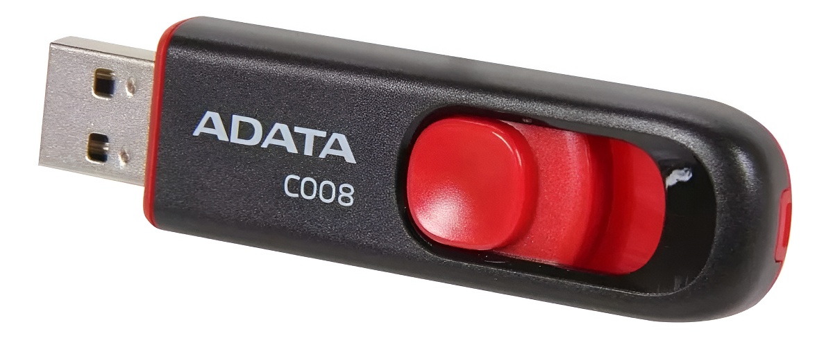 Memoria USB Adata C008 64GB 2.0 negro y rojo - Image 5