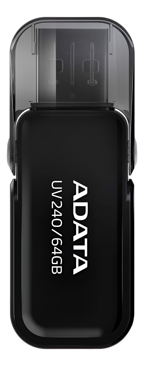 Memoria USB Adata UV240 64GB 2.0 AUV240 negro