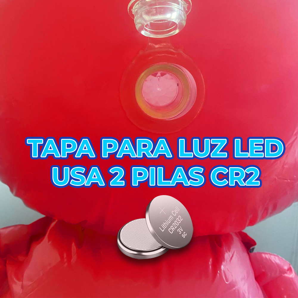 Inflable de Santa con brazos arriba con luces RGB - Image 3