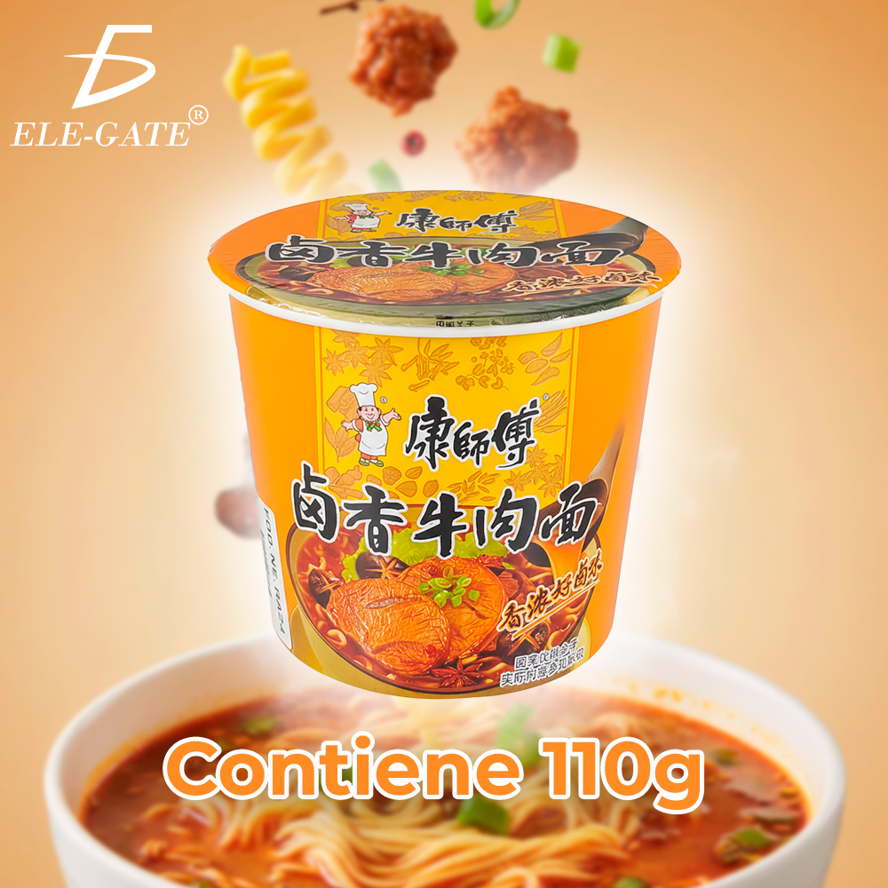 Ramen Instantáneo en Vaso Grande Sabor Carne de Res Estilo Luxiang – 110 g - Image 3