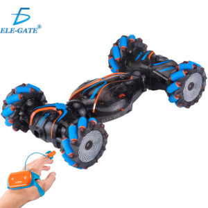 Coche Acrobático RC 4x4 con Luces RGB y Efecto de Humo Control Dual