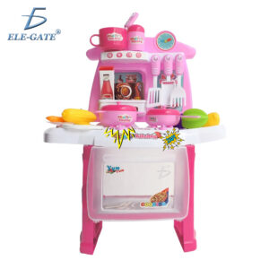Kit Estufa de Juguete con Sonido y Luces, Juego de Cocina Infantil con 22 Accesorios