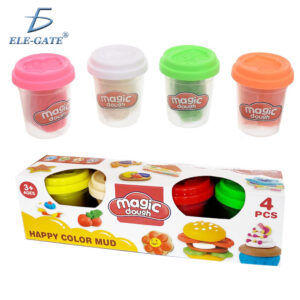 Set de 4 Plastilinas Tipo Play Doh Textura Suave para Moldear