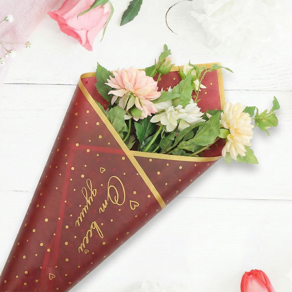 Paquete de 20 Pliegos de Papel Plastificado Transparente con Impresión - Image 3