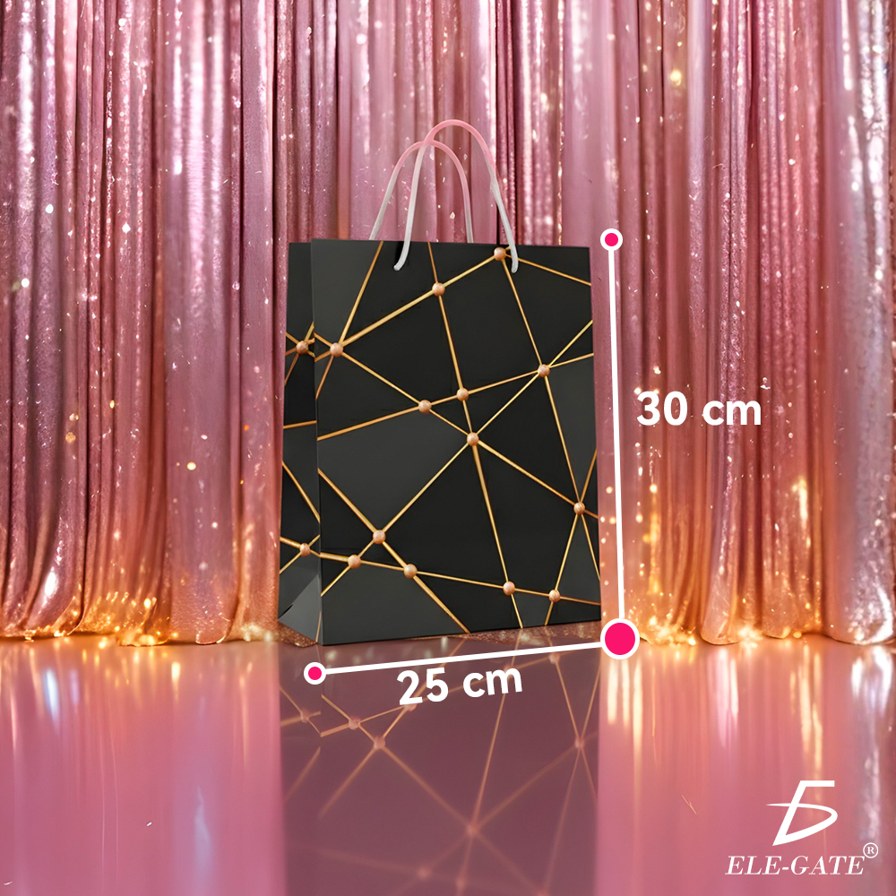 Paquete de 12 Bolsas de Regalo con Asa Resistente – Diseños Modernos y Colores Vibrantes - Image 6