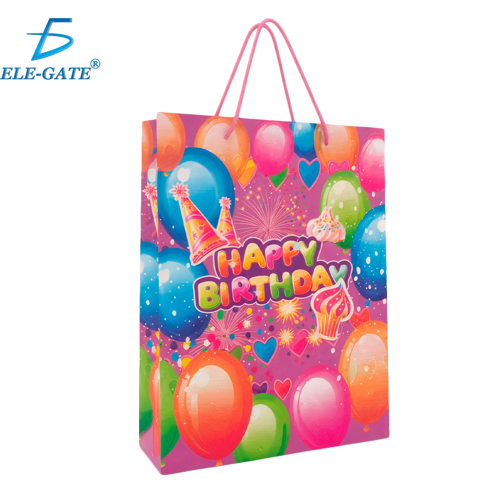 Paquete de 12 Bolsas de Regalo con Asa Resistente – Diseños Modernos y Colores Vibrantes - Image 3