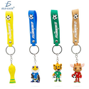 Llavero de Plástico Suave – Mascotas del Mundial 2026
