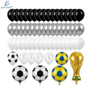 Kit de Decoración para el Mundial – 58 Piezas | Temática Fútbol