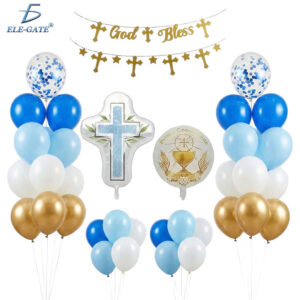 Kit de Decoración para Primera Comunión o Bautizo – 50 Piezas