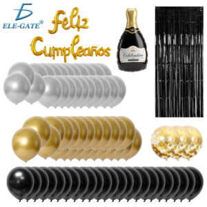 Kit de Decoración Elegante para Cumpleaños – 54 Piezas