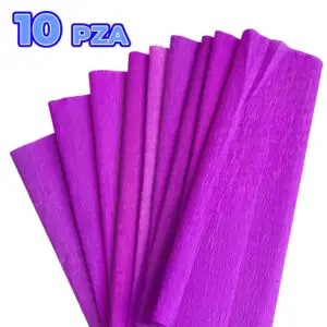 Paquete de 10 Pliegos de Papel Crepé 19 g 200x50 cm