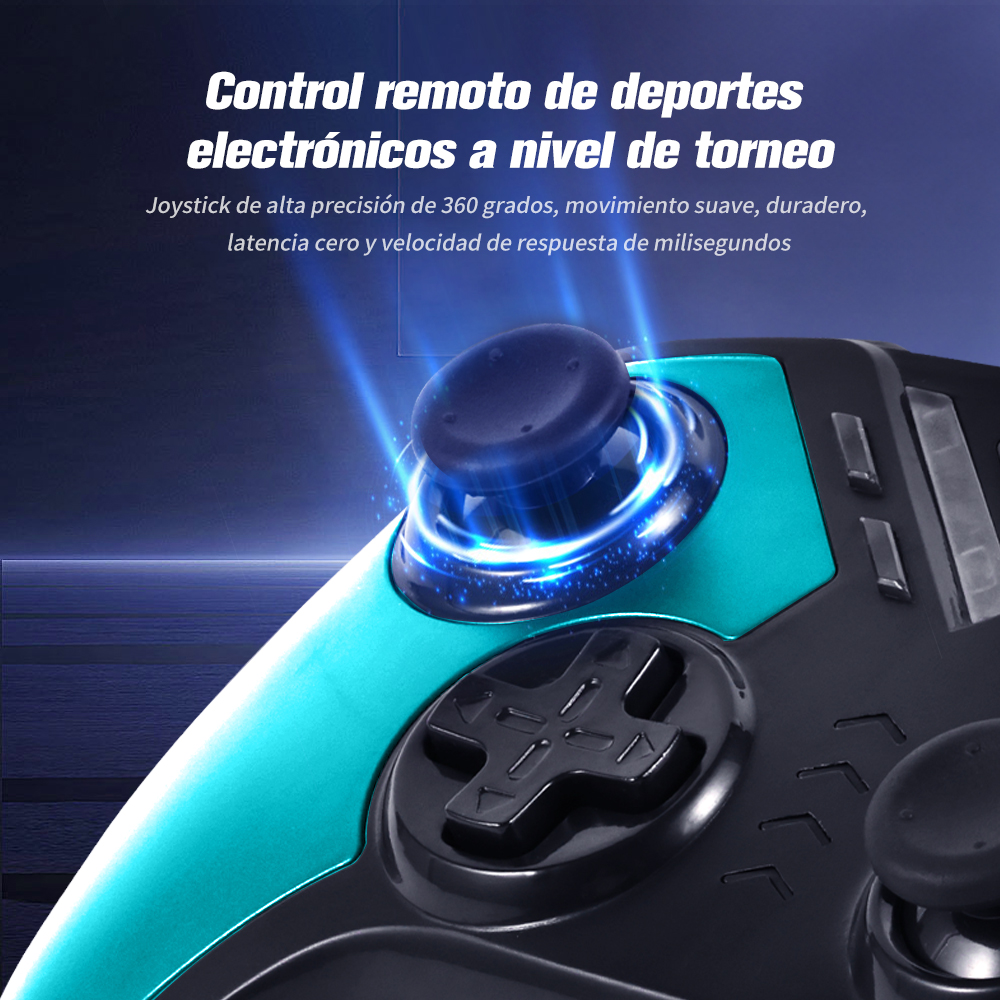 Controlador Inalámbrico Bluetooth 5.0 – Compatible con Nintendo Switch Android iOS PC PS3 PS4 Smart TV - Image 4