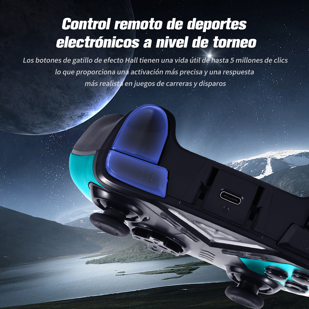 Controlador Inalámbrico Bluetooth 5.0 – Compatible con Nintendo Switch Android iOS PC PS3 PS4 Smart TV - Image 5
