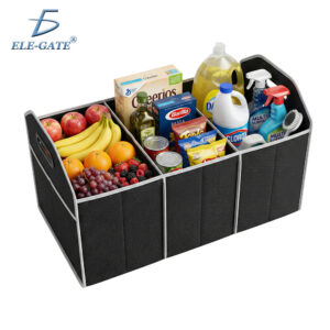 Organizador de Cajuela Plegable Multiusos para Auto con 3 Compartimentos Aislantes