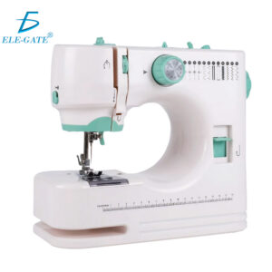 Mini Máquina de Coser Eléctrica Portátil con 12 Puntadas y Kit de Costura Completo