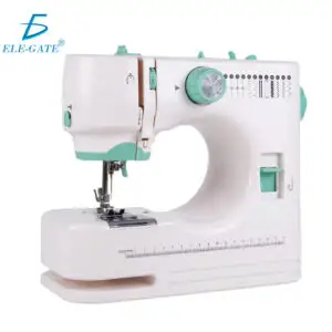 Mini Máquina de Coser Eléctrica Portátil con 12 Puntadas y Kit de Costura Completo