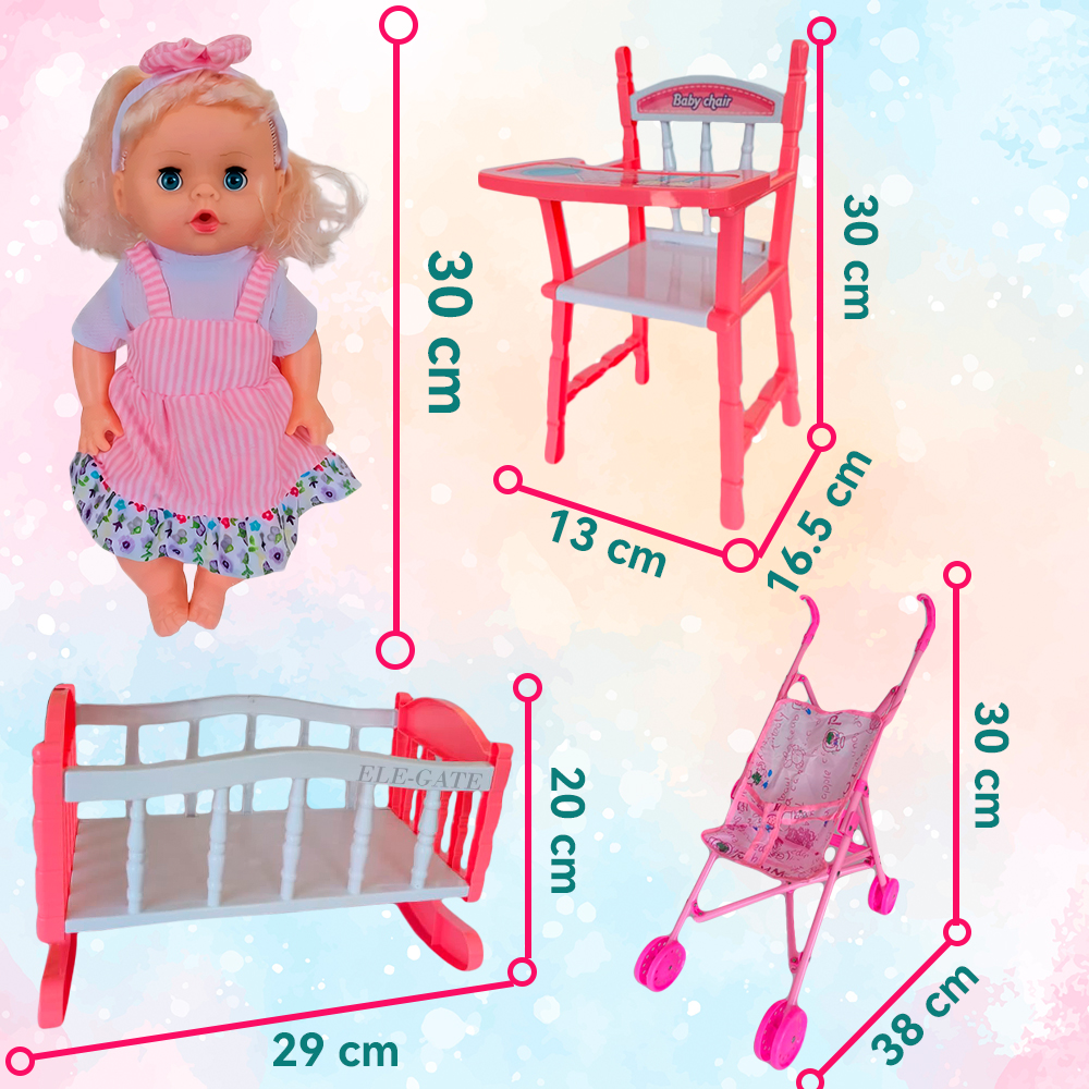 Kit Tu Primer Bebé | Set Completo de Muñeco con Accesorios - Image 3