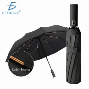 Paraguas Automático Plegable UPF50+ para Sol y Lluvia