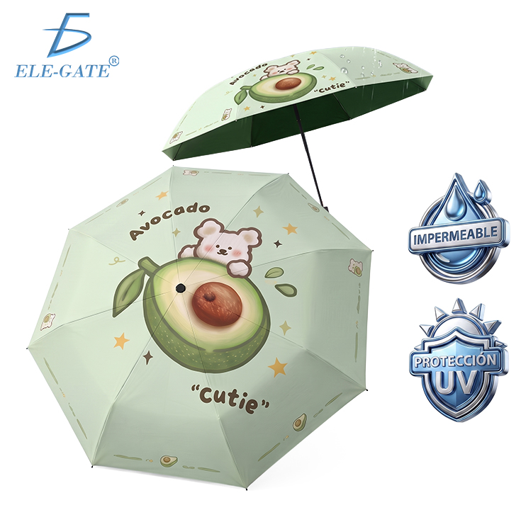 Paraguas Plegable UPF50+ Avocado Cutie 98 cm ELE-GATE