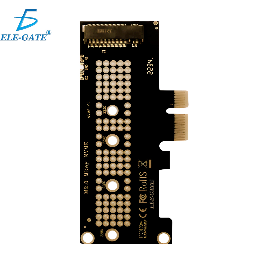 Tarjeta Adaptador PCIe a M.2 NVMe / NGFF y PCI-E 3.0carril a M.2 NGFF M