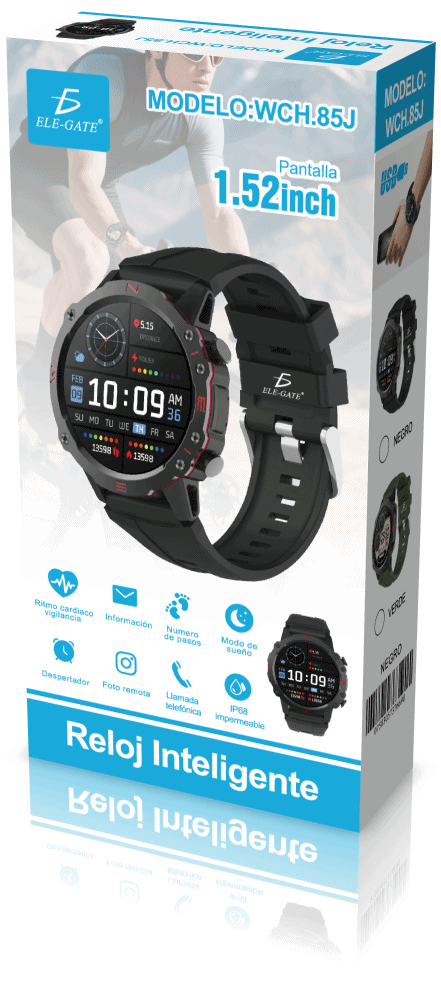 Smart Watch Deportivo Sumergible con Acelerómetro, Monitor de Ritmo Cardíaco, Supervisión de Sueño y Carga Inalámbrica - Image 4
