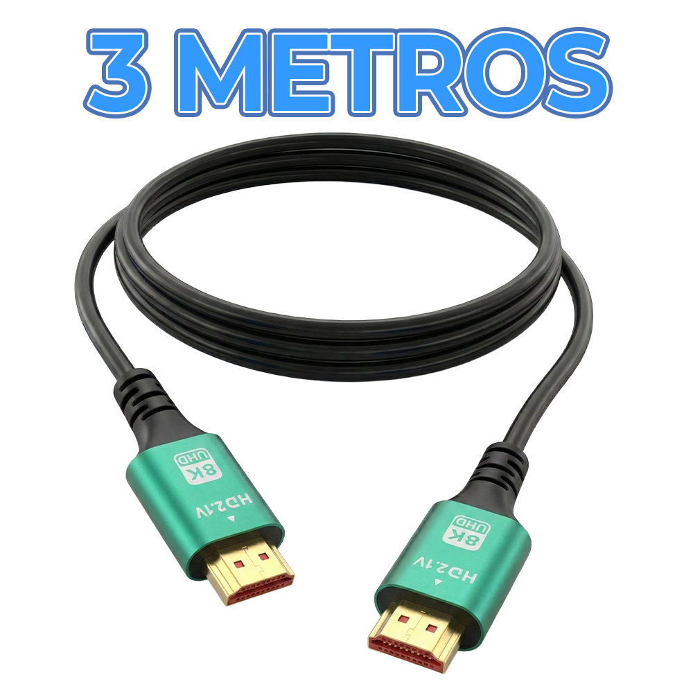 Cable HDMI 2.1 Ultra Alta Velocidad 3 Metros | 8K 48Gbps - Image 3